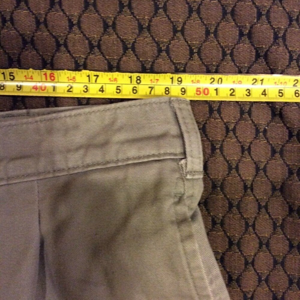 Duxbak Chino Casual Pants size 38x32 Olive green - Picture 9 of 10